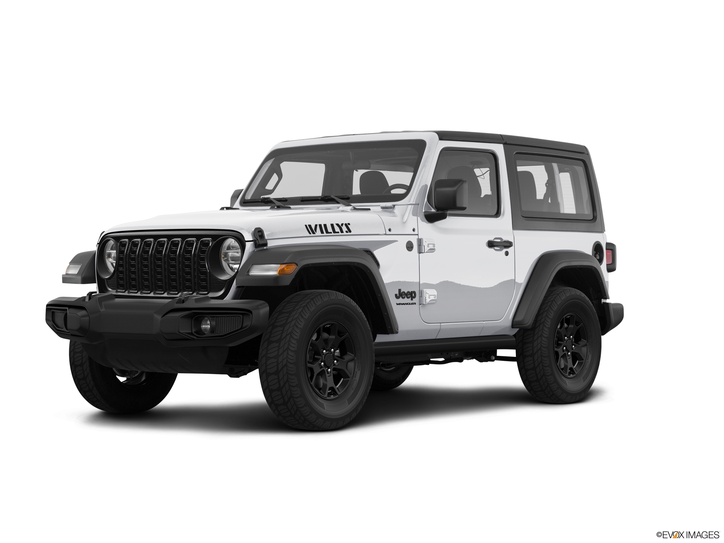 2 door store white jeep wrangler